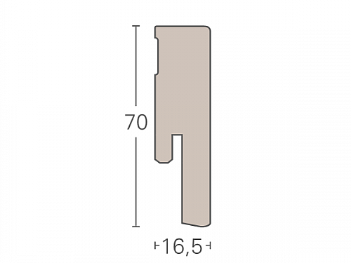 Lišta PARADOR SL 18 Dub D081 1745350