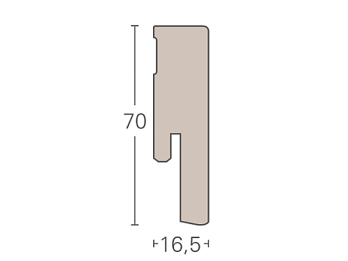 Lišta PARADOR SL 18 Dub E040 1748961